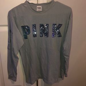 Long sleeve pink shirt